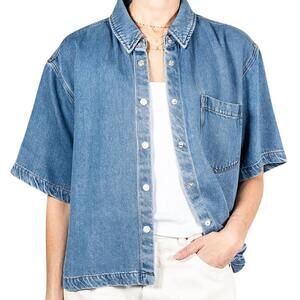 NEW XIRENA women's ike top in blue